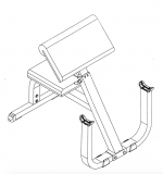 Body-Solid GPCB-329 Скамья Скотта