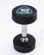 Гантели в уретане LIVEPRO Studio Dumbbells 9 кг, черный/синий
