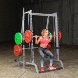 Машина Смита Body Solid GS348Q с тягой (стек 90кг) и батерфляем