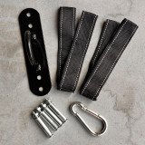 Тренировочный канат AEROBIS Battle Rope V2, длина 15 м, диаметр 30 мм, вес 8 кг, черный
