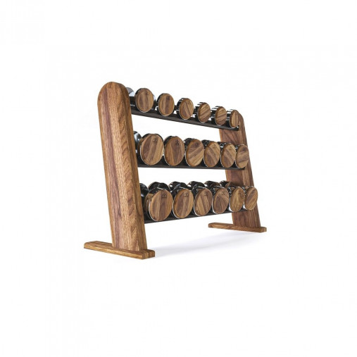 Набор гантелей со стойкой (Орех) NOHrD DumbBells Набор гантелей со стойкой (Орех) NOHrD DumbBells