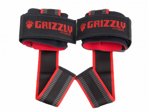 Ремень для тяги GRIZZLY Super Grip Deluxe Pro Weight Lifting Straps (8610R-04) нейлон