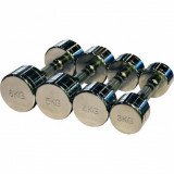 Набор хромированных гантелей 1-10 кг (10 пар) Aerofit 
