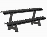 Стойка для гантелей двухъярусная (на 10 пар гантелей) OFT Стойка для гантелей двухъярусная (на 10 пар гантелей) OFT