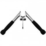 Вращающийся V-образный гриф LIVEPRO Deluxe revolving V-bar хром/черный Вращающийся V-образный гриф LIVEPRO Deluxe revolving V-bar хром/черный