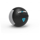 Медбол LIVEPRO Wall Ball 8 кг, черный, серый Медбол LIVEPRO Wall Ball 8 кг, черный, серый