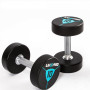 Гантели в уретане LIVEPRO Premium Urethane Dumbbells 4 кг, черный/синий (пара)